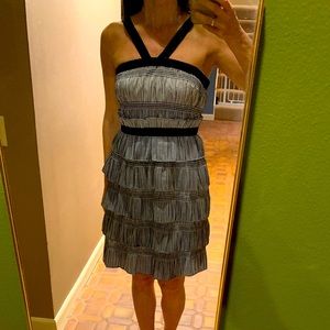 Phoebe Couture Gingham Seersucker Dress